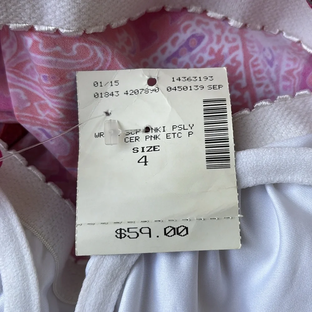 Lands End chic pink
